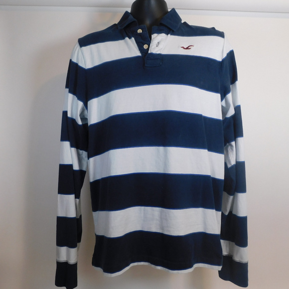 hollister long sleeve polo